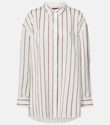 Chemise en soie mélangée à rayures - Gucci - Modalova