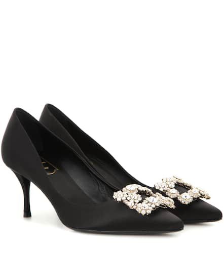 Escarpins en satin à ornements - Roger Vivier - Modalova