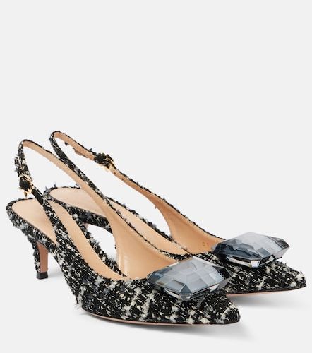 Escarpins slingback Jaipur 55 en bouclé - Gianvito Rossi - Modalova
