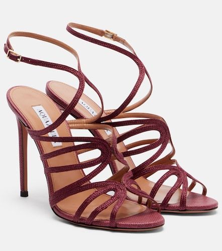 Sandales Serenade en raphia - Aquazzura - Modalova