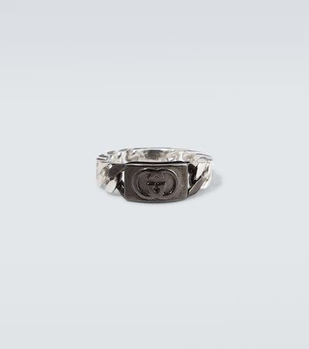 Bague Interlocking G en argent sterling - Gucci - Modalova