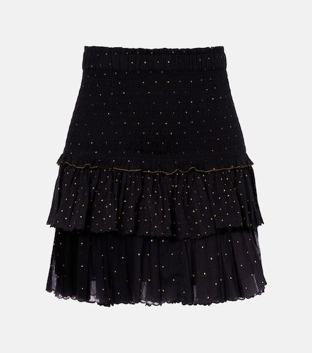Mini-jupe en coton à pois - Marant Etoile - Modalova