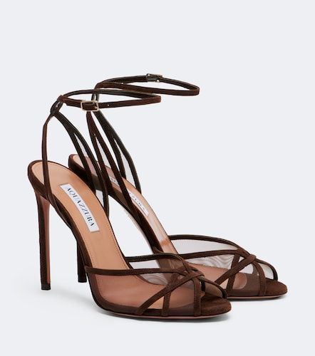 Aquazzura Sandales Shear en daim - Aquazzura - Modalova