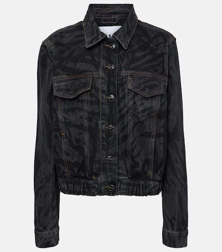 Ganni Veste en denim à imprimé - Ganni - Modalova