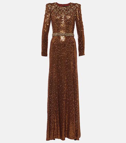 Robe longue Georgia à ornements - Jenny Packham - Modalova