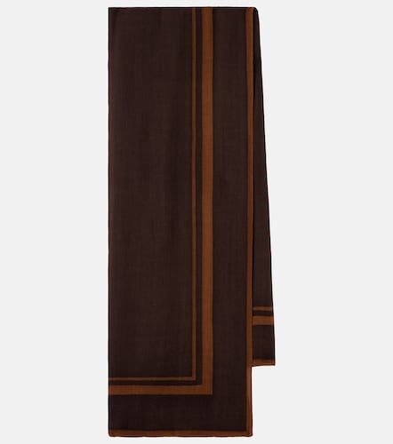 Écharpe Cassandre imprimée en laine - Saint Laurent - Modalova