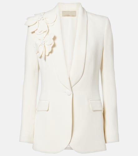 Blazer à appliqués floraux - Elie Saab - Modalova