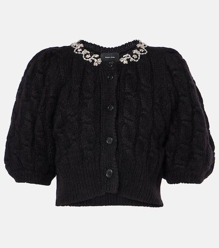 Cardigan brodé en laine - Simone Rocha - Modalova