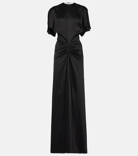 Robe longue en satin - Victoria Beckham - Modalova