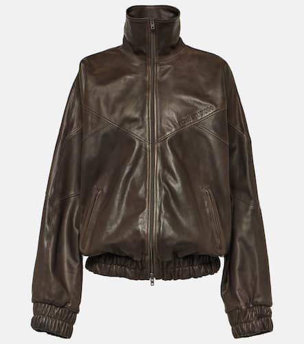 Veste bomber Letty en cuir - Acne Studios - Modalova