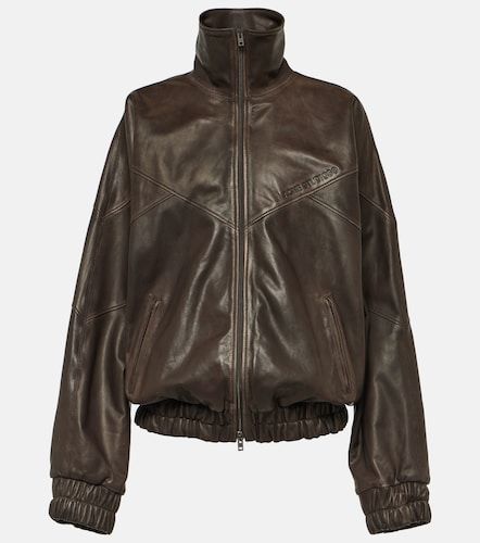 Veste bomber Letty en cuir - Acne Studios - Modalova
