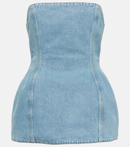 Magda Butrym Top bustier en jean - Magda Butrym - Modalova