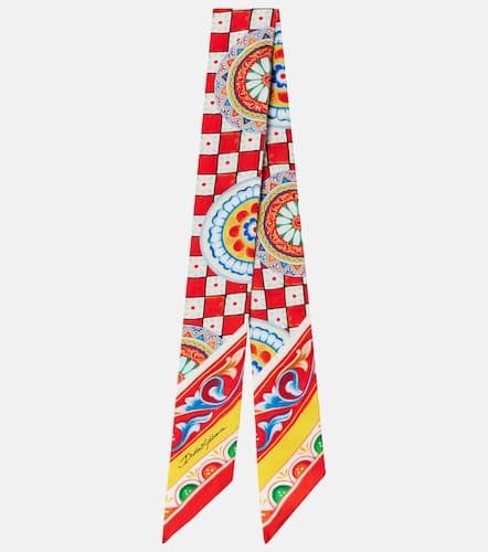 Foulard Carretto en soie - Dolce&Gabbana - Modalova