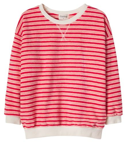 Sweat-shirt Zen rayé en coton mélangé - Cozmo - Modalova
