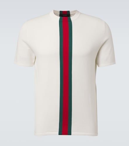 Gucci T-shirt Web Stripe en coton - Gucci - Modalova