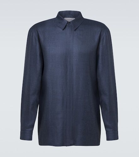 Chemise Nicolas en laine, soie et lin - Gabriela Hearst - Modalova