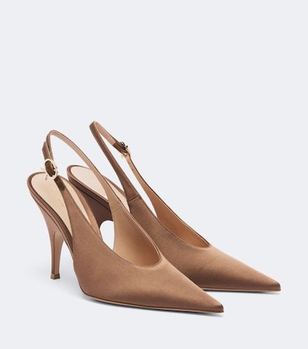 Escarpins slingback Sofia en satin - Gianvito Rossi - Modalova