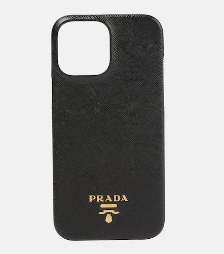 Prada Coque pour iPhone 12 en cuir - Prada - Modalova