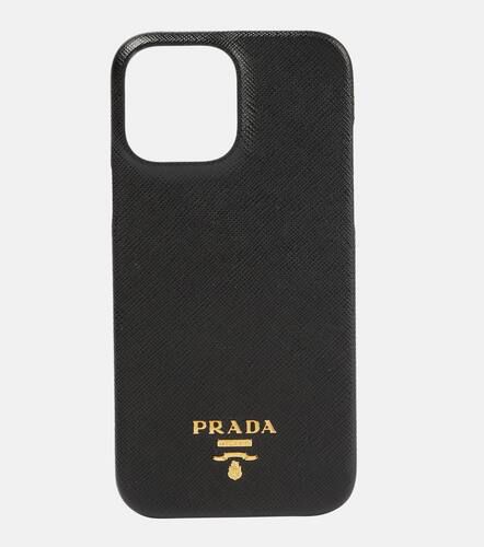 Coque pour iPhone 13 Pro Max en cuir - Prada - Modalova