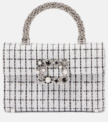 Sac Envelope Flower Jewel en tweed - Roger Vivier - Modalova