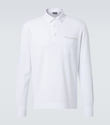 Zegna Polo en coton à logo - Zegna - Modalova