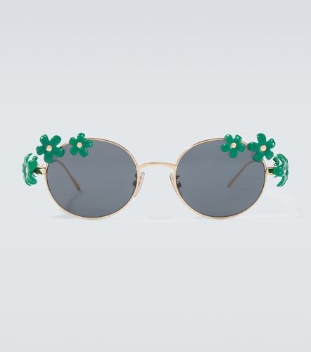 Lunettes de soleil rondes Signature Floral - Loewe - Modalova