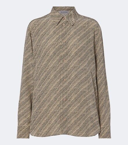 Chemise en soie à imprimé - Balenciaga - Modalova