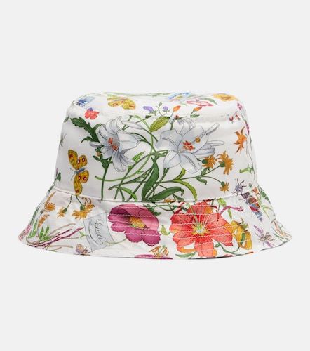 Gucci Bob en soie à fleurs - Gucci - Modalova