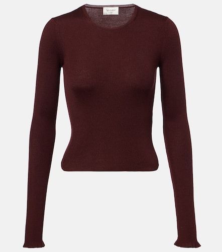 Top en laine, cachemire et soie - Saint Laurent - Modalova