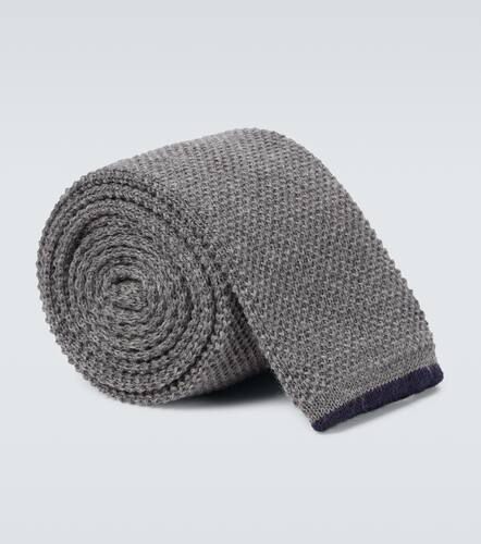 Cravate en tricot de laine - Brunello Cucinelli - Modalova