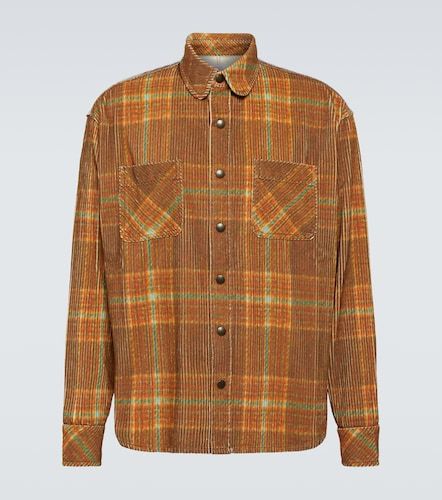 Chemise en velours côtelé à carreaux - ERL - Modalova