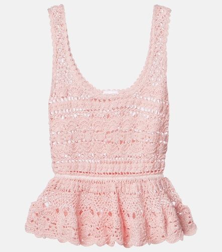 Top Marianne en crochet de coton - Anna Kosturova - Modalova