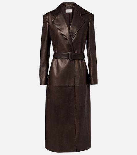 The Row Manteau Raisa en cuir - The Row - Modalova