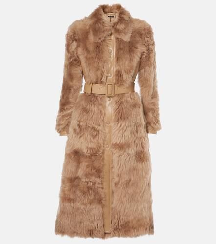 Manteau en cuir et shearling - Tom Ford - Modalova