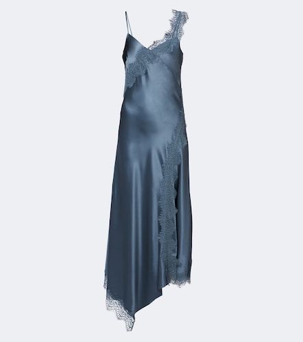 Robe midi Vernon en soie mélangée - Veronica Beard - Modalova