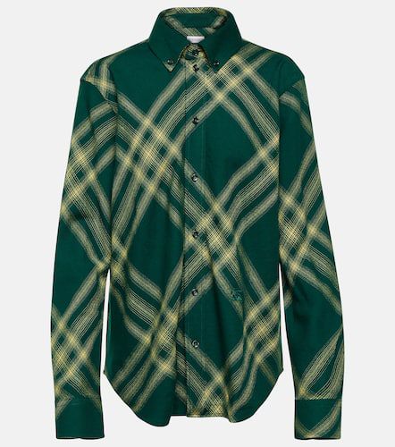 Chemise en laine à carreaux - Burberry - Modalova