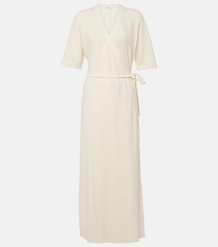 Robe portefeuille en lin mélangé - Max Mara - Modalova