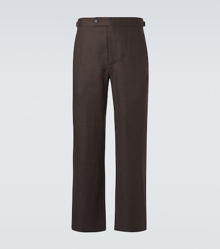 Bode Pantalon droit en lin - Bode - Modalova