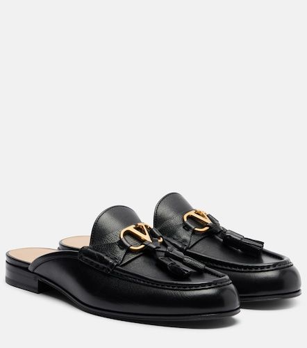 Mules VLogo en cuir - Valentino Garavani - Modalova