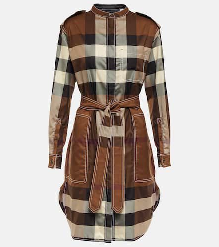Robe chemise en coton à carreaux Vintage Check - Burberry - Modalova
