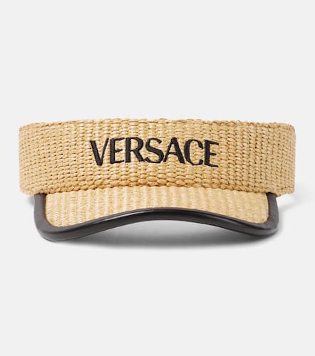 Versace Visière à logo - Versace - Modalova