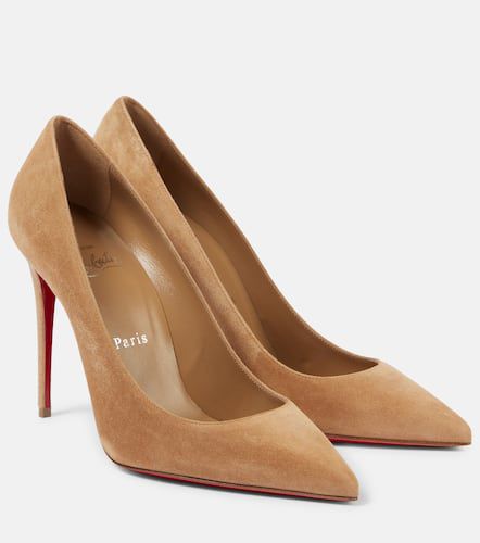 Escarpins Kate 100 en daim - Christian Louboutin - Modalova