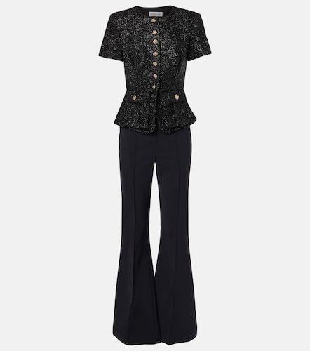 Combi-pantalon en bouclé - Self-Portrait - Modalova