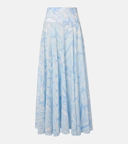 Jupe longue Angoli en coton à imprimé - Pucci - Modalova