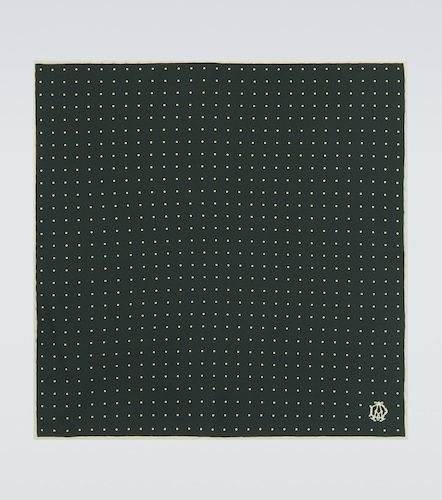 Dunhill Foulard en soie à pois - Dunhill - Modalova