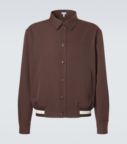 Veste blouson en gabardine de laine - Loewe - Modalova