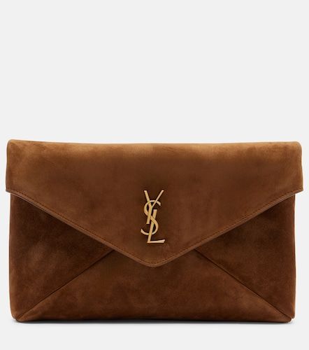 Pochette Cassandre en daim - Saint Laurent - Modalova