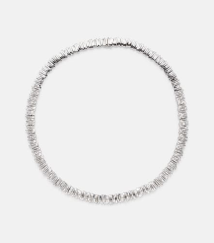 Collier Classic en or blanc 18 ct et diamants - Suzanne Kalan - Modalova