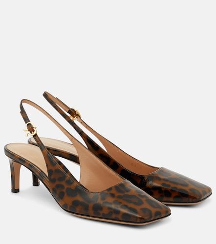 Escarpins slingback 55 en cuir verni - Gianvito Rossi - Modalova