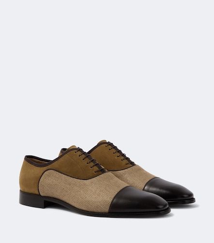 Richelieus Greggory en velours, sergé et cuir - Christian Louboutin - Modalova